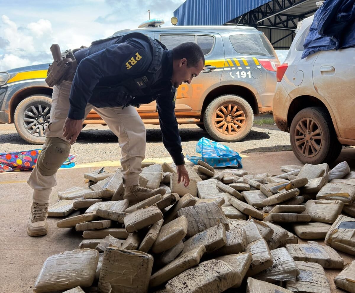 PRF apreende mais de 160 kg de entorpecente na BR 174