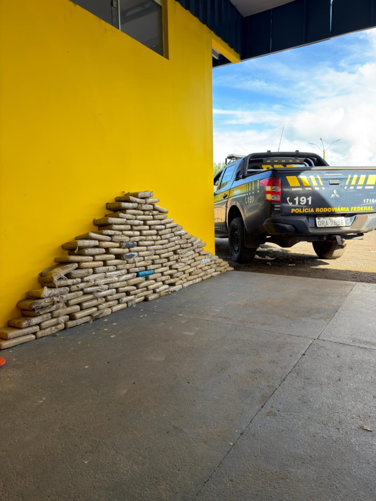 PRF apreende mais de 160 kg de entorpecente na BR 174