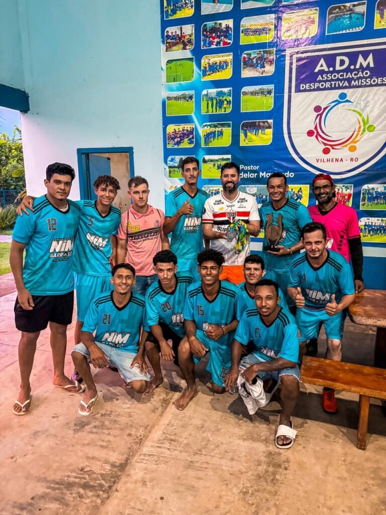 Deputado Nim Barroso participa de torneio em Vilhena e reforça apoio a projeto social da Associação Desportiva Missões