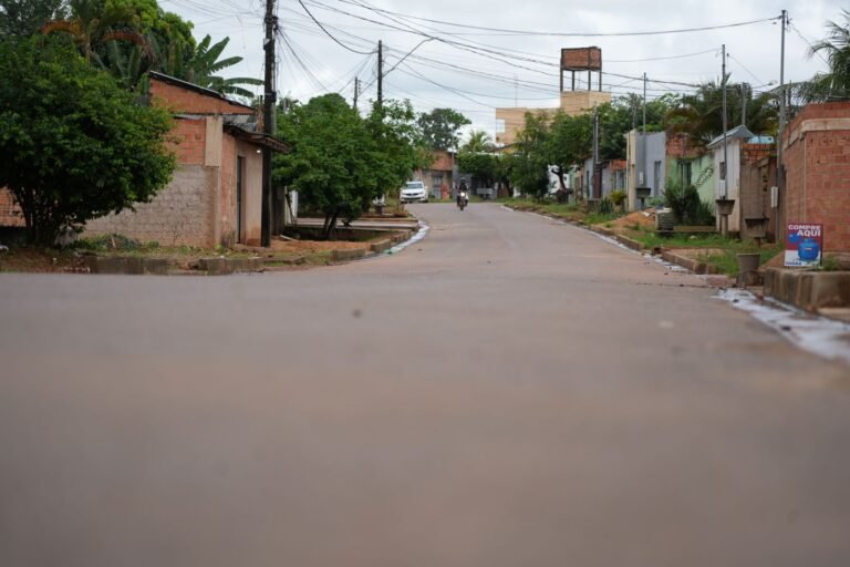 Sonho antigo vira realidade com chegada do asfalto