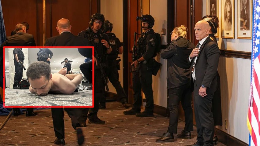 Atirador que tentou invadir jantar com Trump vai à audiência nesta 2ª - VÍDEO