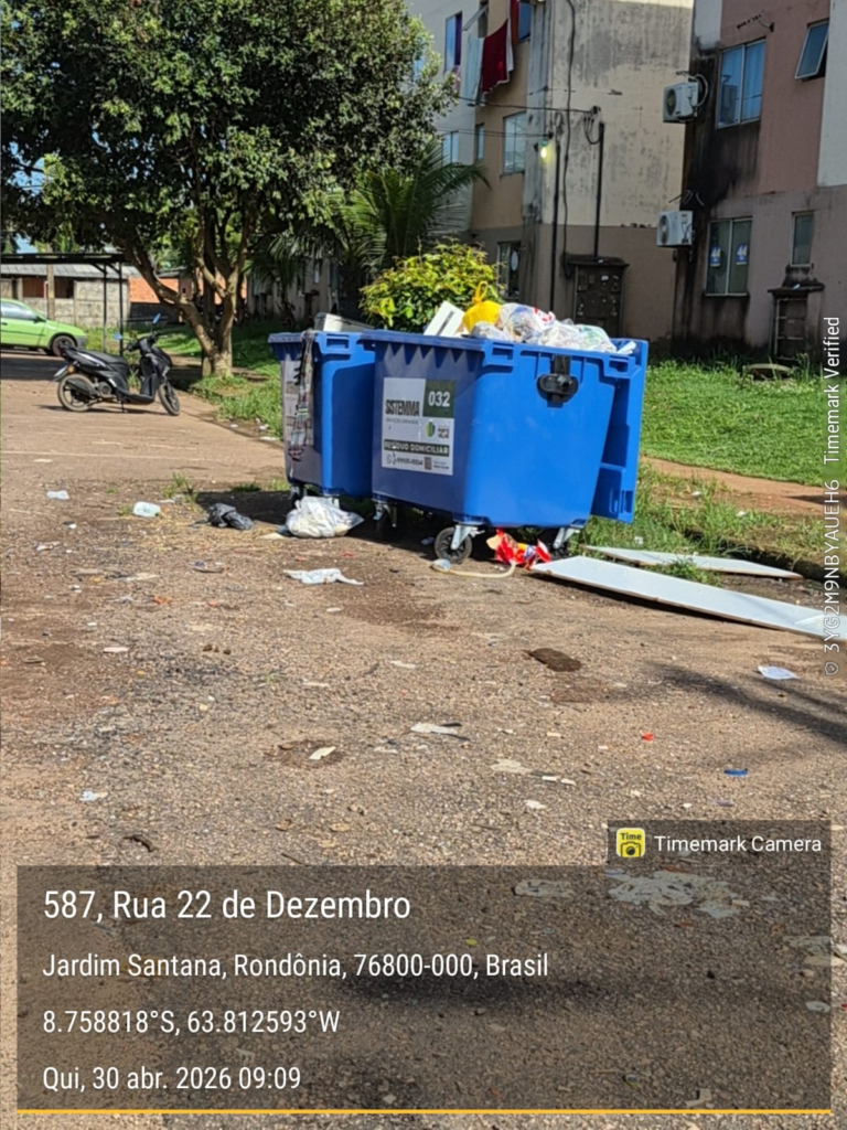 Sistemma promete normalização até dia 26, mas coleta ainda falha no dia 30 em Porto Velho