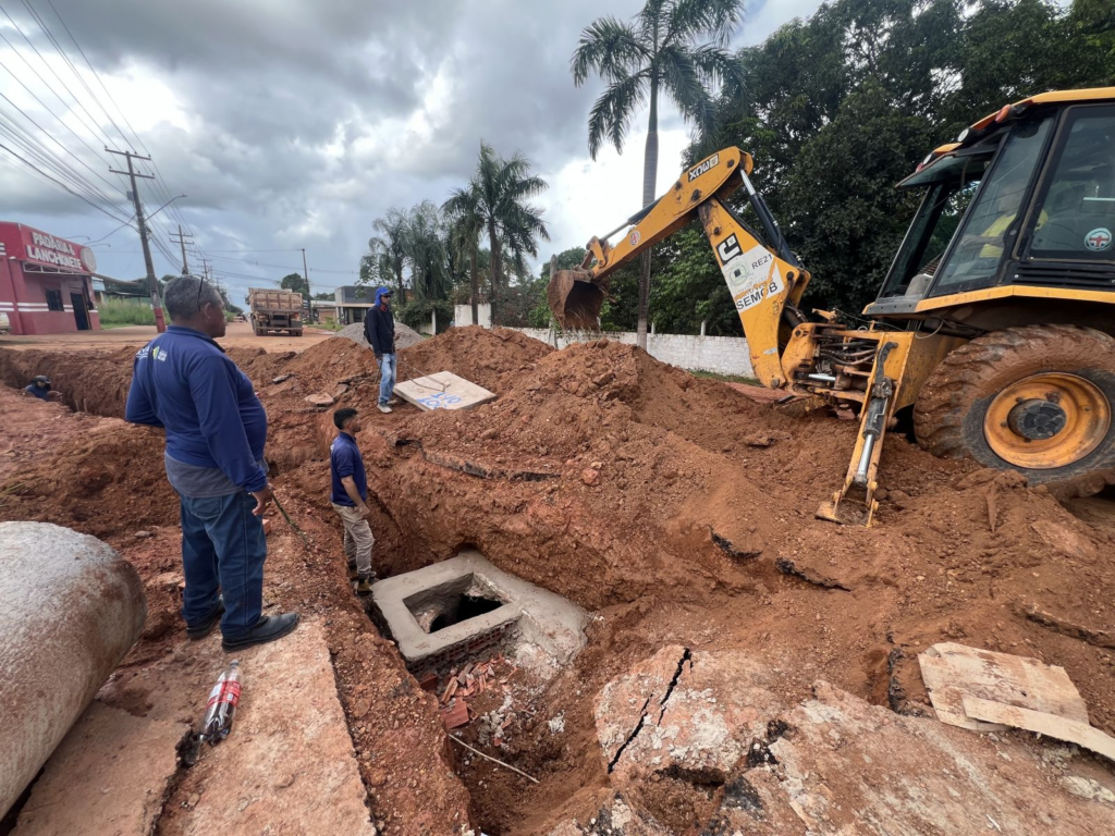 Prefeitura avança com drenagem na Calama para reduzir alagamentos