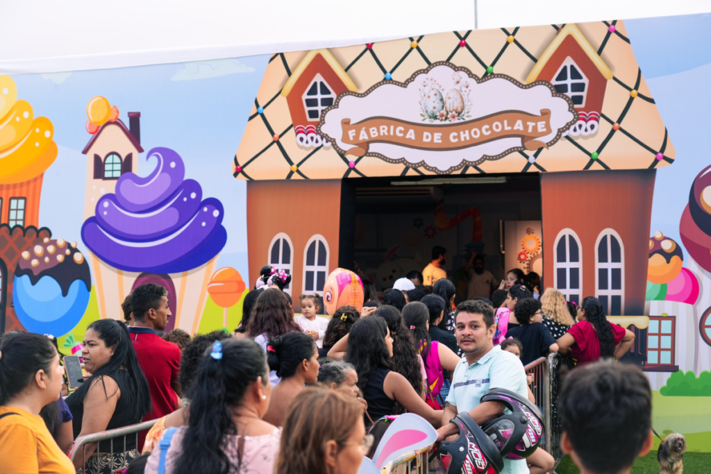 Fábrica de Chocolate conquista famílias no Parque da Cidade 3 Fábrica de Chocolate conquista famílias no Parque da Cidade