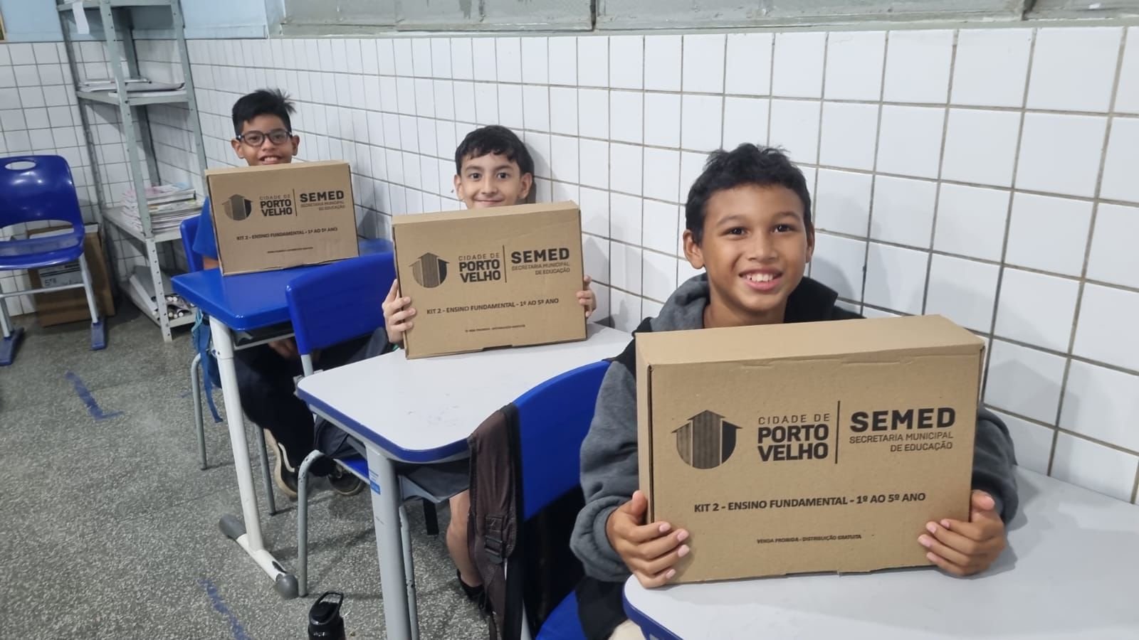 Prefeitura de Porto Velho conclui entrega de kits escolares em todas as escolas da rede municipal