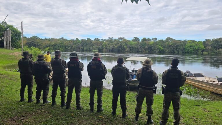 Grupo é flagrado com armas e pesca proibida durante operação em Rondônia
