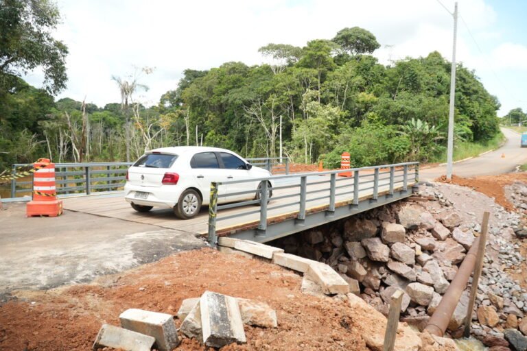 Obra da ponte Bate Estaca entra na reta final com serviços de acabamento