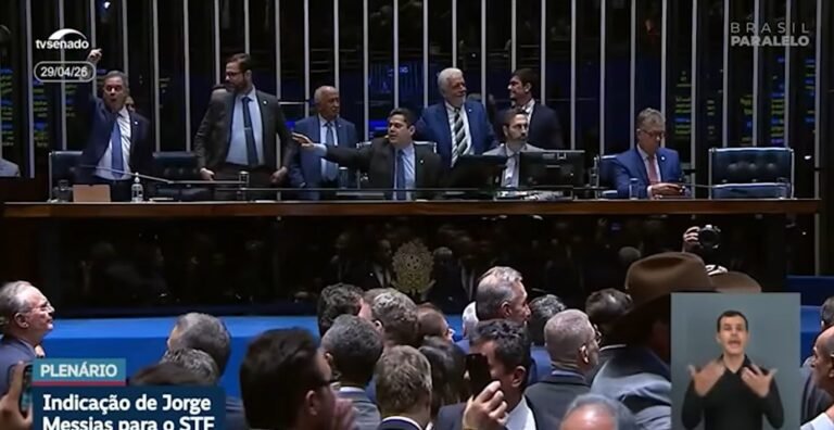 VOTAÇÃO HISTÓRICA – Veja o momento em que o Senado rejeita indicação de Messias ao STF