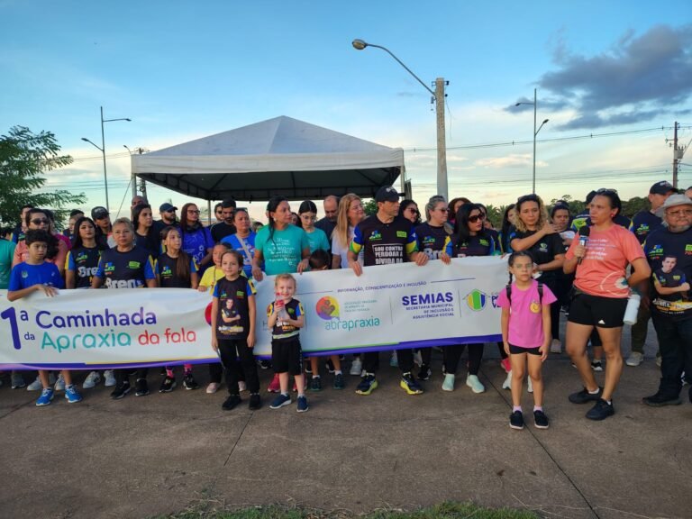 Caminhada em Porto Velho amplia conscientização sobre Apraxia de Fala Infantil