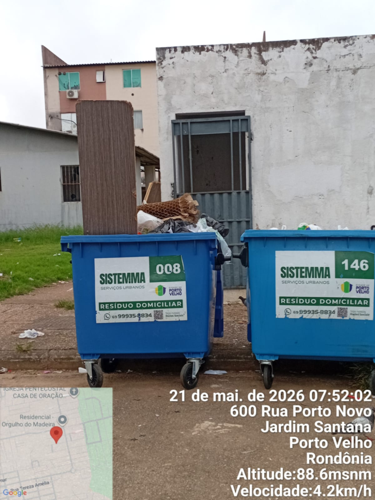 Moradores denunciam falhas na coleta de lixo no residencial Orgulho do Madeira