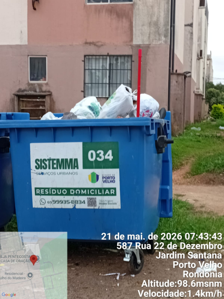 Moradores denunciam falhas na coleta de lixo no residencial Orgulho do Madeira