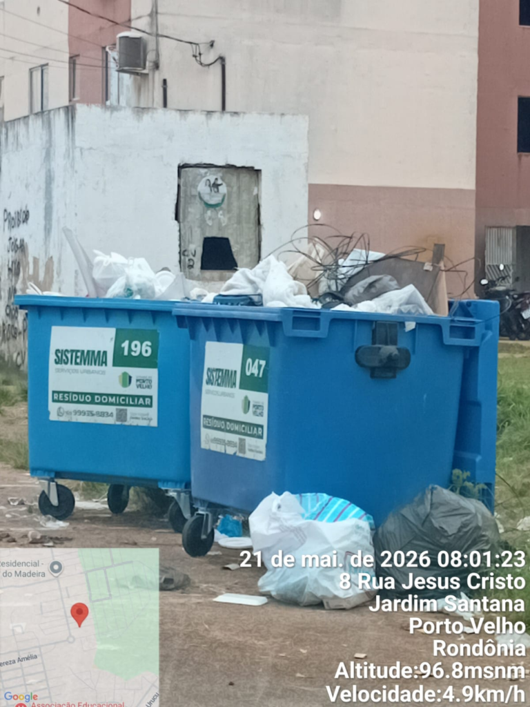 Moradores denunciam falhas na coleta de lixo no residencial Orgulho do Madeira