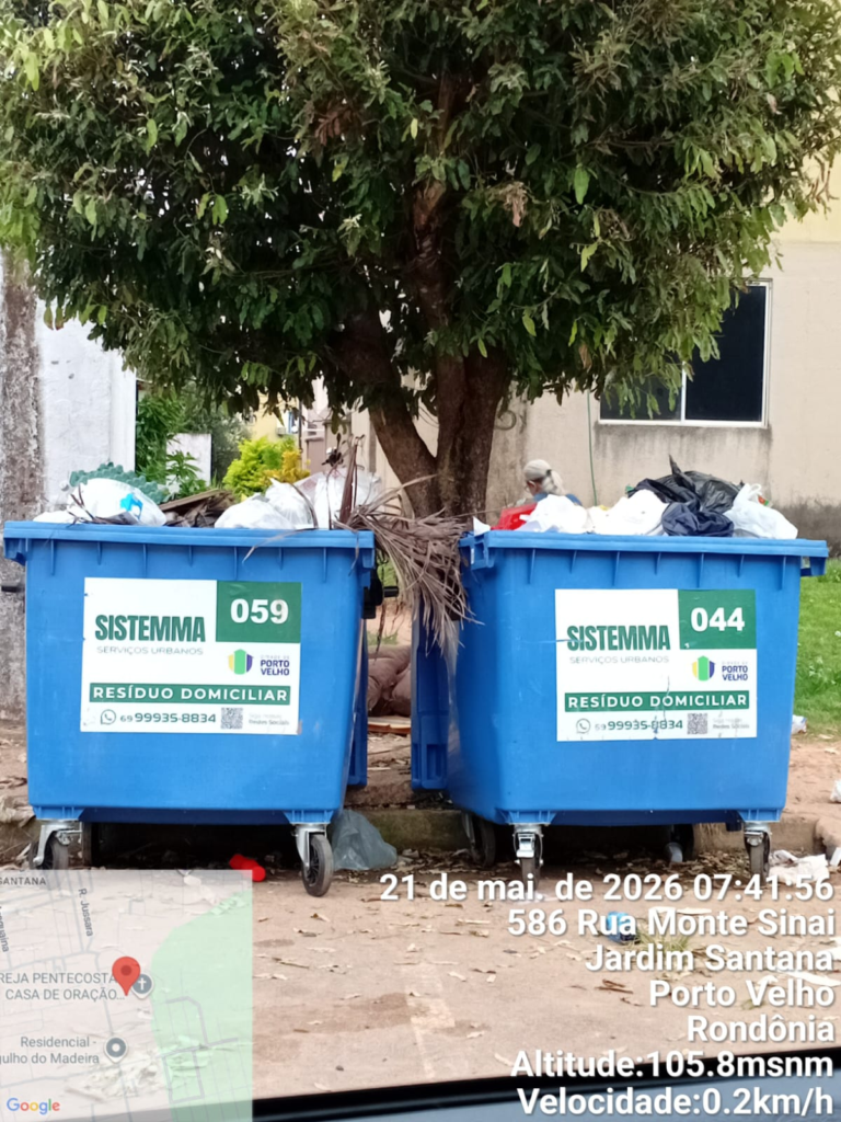 Moradores denunciam falhas na coleta de lixo no residencial Orgulho do Madeira