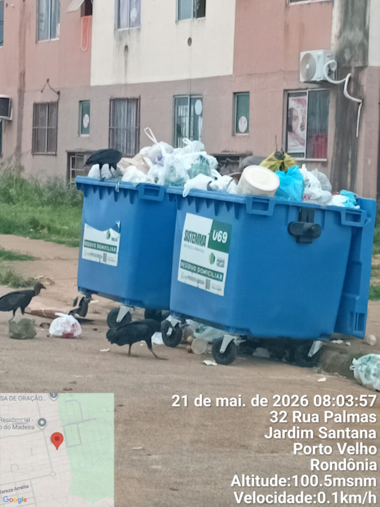 Moradores denunciam falhas na coleta de lixo no residencial Orgulho do Madeira