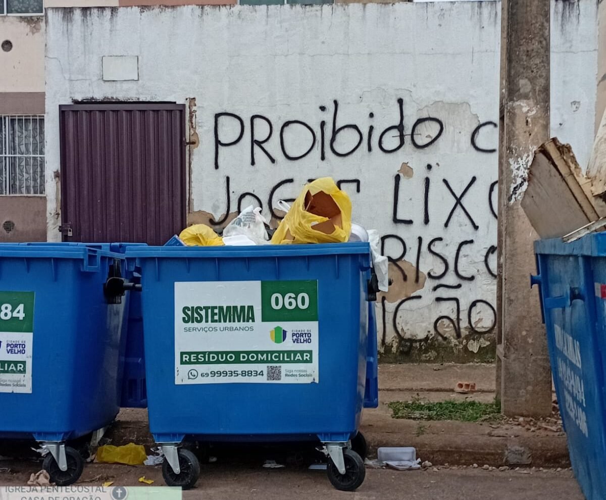 Moradores denunciam falhas na coleta de lixo no residencial Orgulho do Madeira