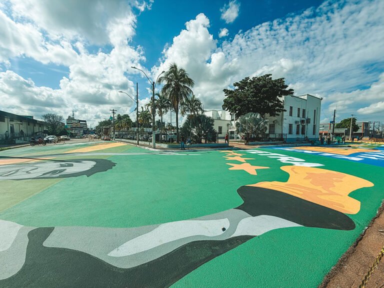 Últimas Notícias 6 Pintura temática mobiliza operação de trânsito na região central de Porto Velho