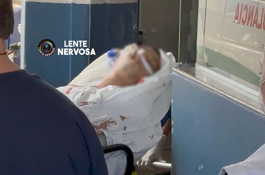 GRAVÍSSIMO – Motoboy é socorrido às pressas após ter peito atravessado por bala na zona leste de Porto Velho
