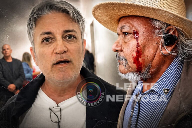 Assessor de 72 anos é agredido por ativista e fica ensanguentado em confusão na Câmara de Porto Velho