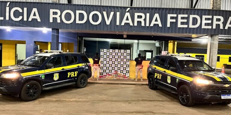 PRF em Rondônia apreende quase 80 kg de cocaína em Ji-Paraná