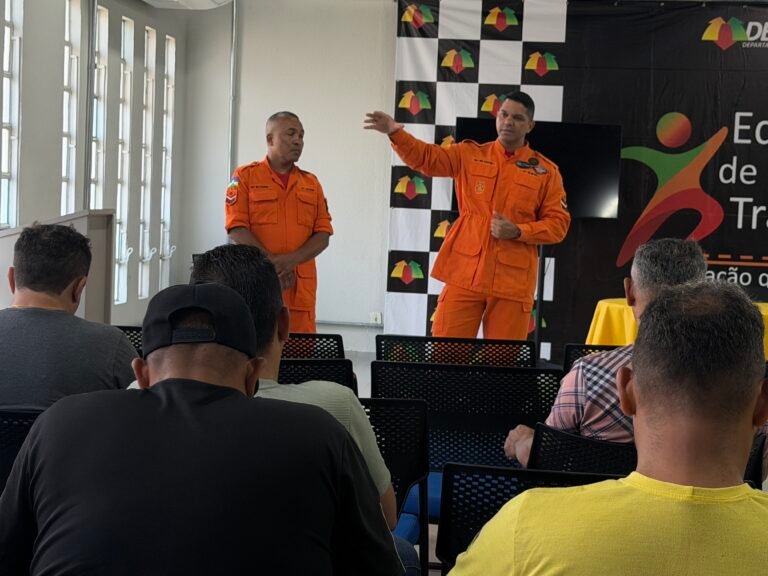 Motoristas do Detran-RO participam de capacitação sobre primeiros socorros e combate a incêndio
