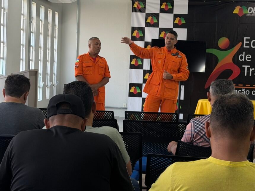 Motoristas do Detran-RO participam de capacitação sobre primeiros socorros e combate a incêndio