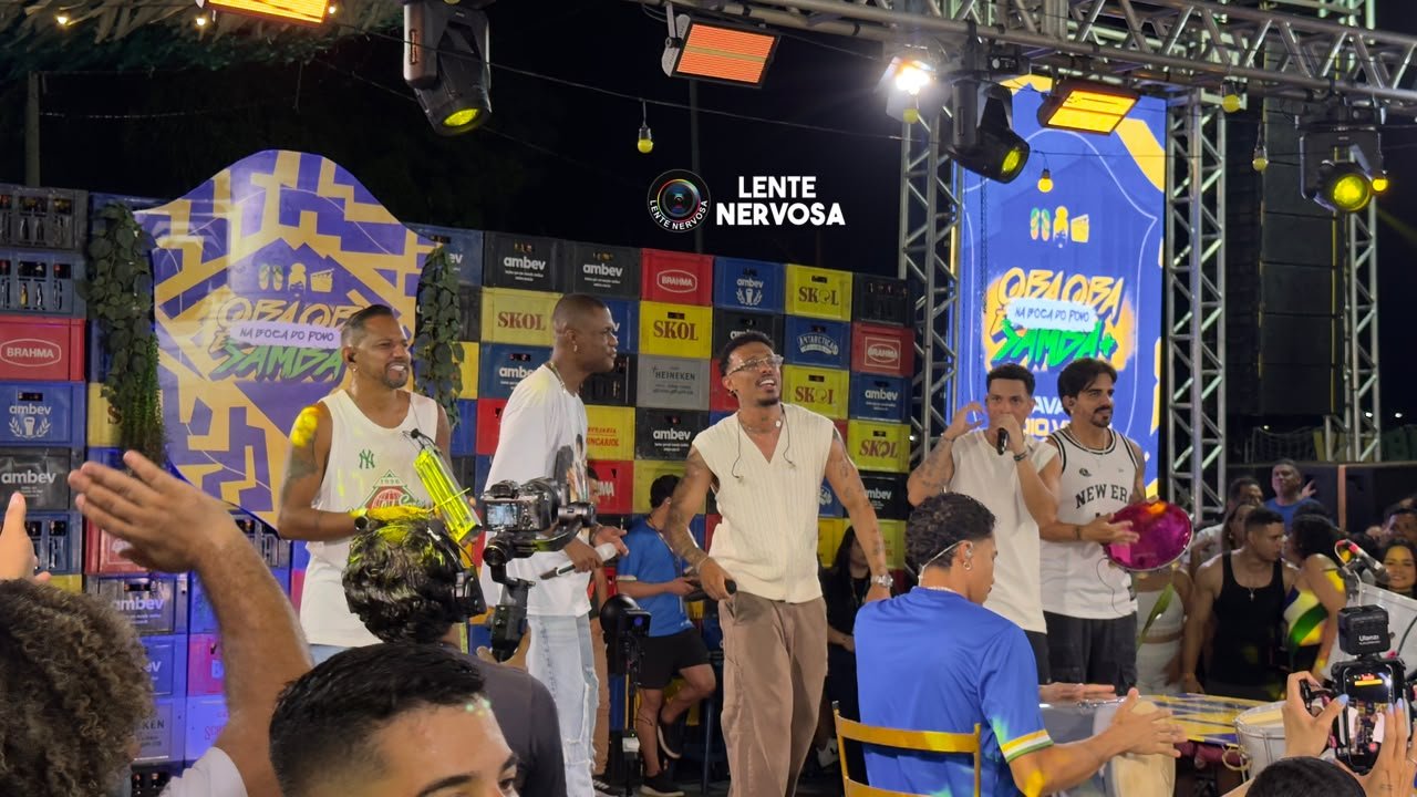 Gravação do novo audiovisual do Samba+ leva música e cultura para a Rua do Lazer 1 Gravação do novo audiovisual do Samba+ leva música e cultura para a Rua do Lazer