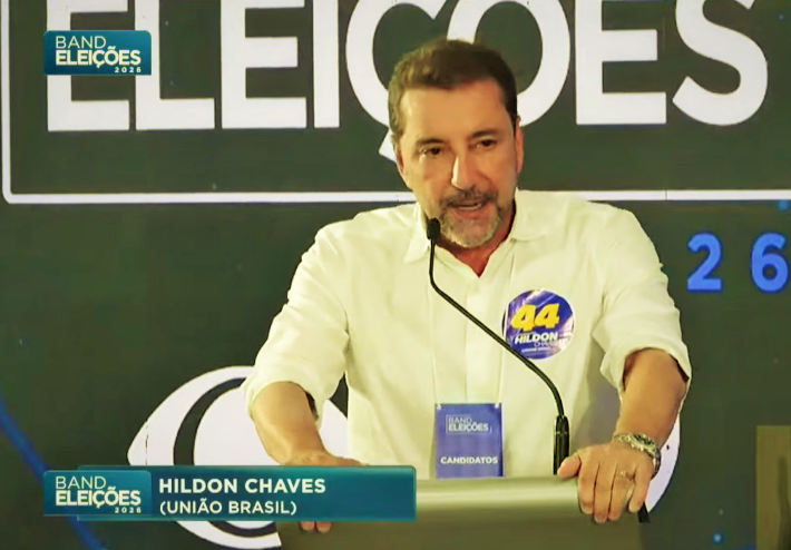 Hildon cobra seriedade dos adversários no primeiro debate da Band