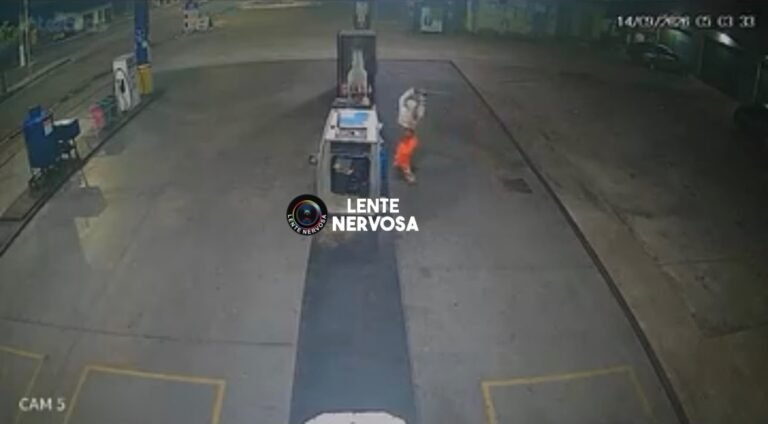 Criminoso mata frentista a pauladas para roubar R$94,00 – VEJA O VÍDEO