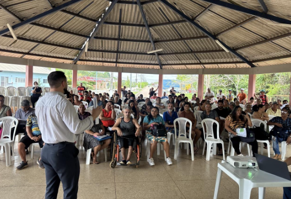 Mais de 190 moradores participam do início da regularização fundiária no núcleo Tomé de Souza 2 Mais de 190 moradores participam do início da regularização fundiária no núcleo Tomé de Souza