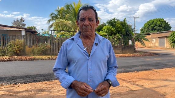 Ruas do bairro Nova Esperança recebem pavimentação após preparação do solo 2 Ruas do bairro Nova Esperança recebem pavimentação após preparação do solo