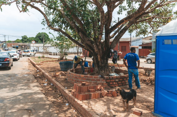Cohab recebe quarto jardim de chuva de Porto Velho