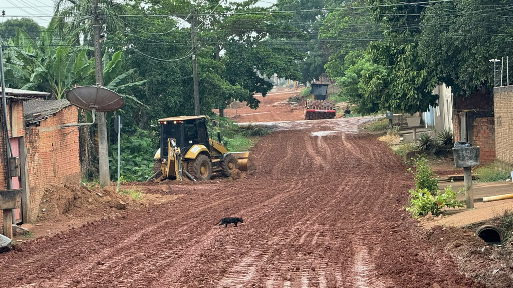 Após fiscalização de Edimilson Dourado, máquinas iniciam serviços em ruas do Cidade do Lobo