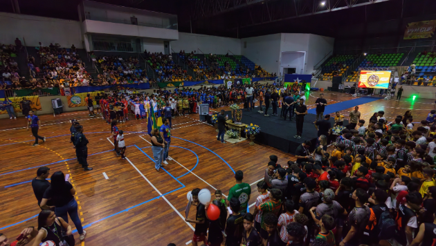 Cerimônia abre PVH Cup e reúne jovens talentos do futebol em Porto Velho