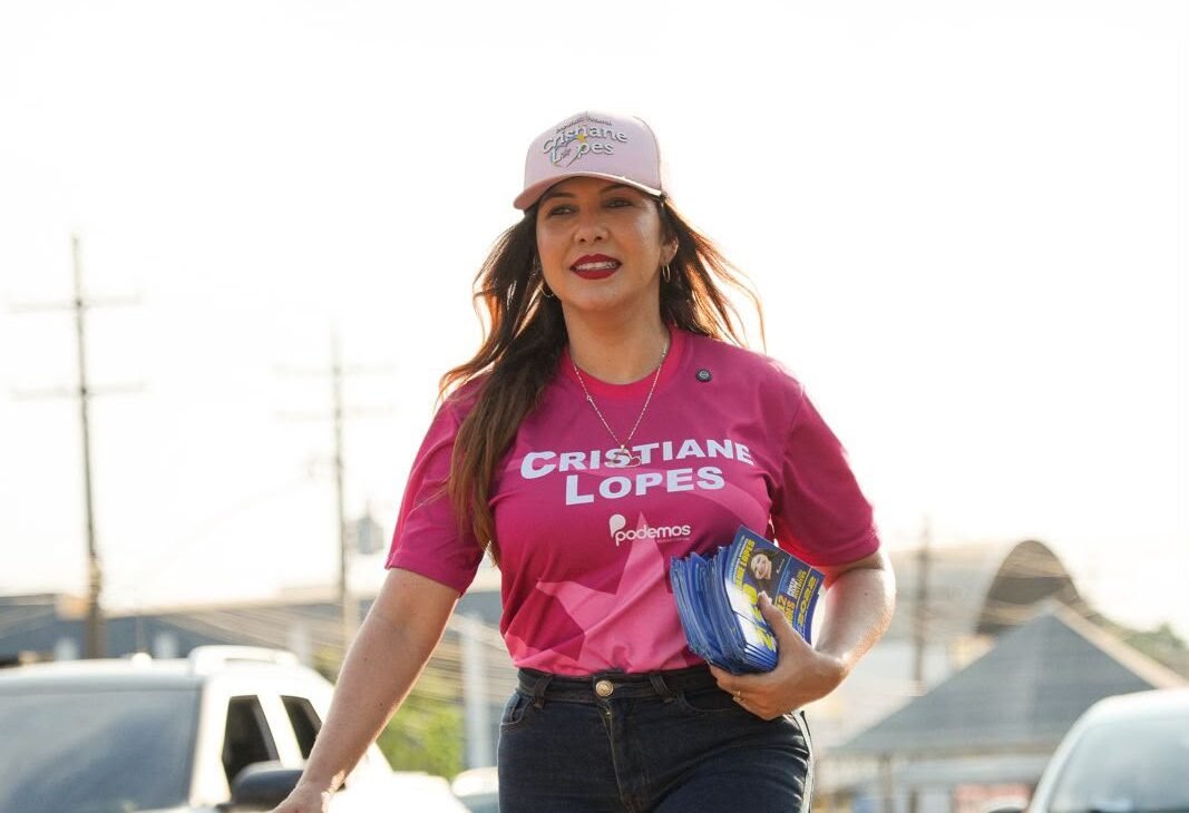 10 dias para a eleição, Cristiane Lopes intensifica trabalho e mostra força nas ruas