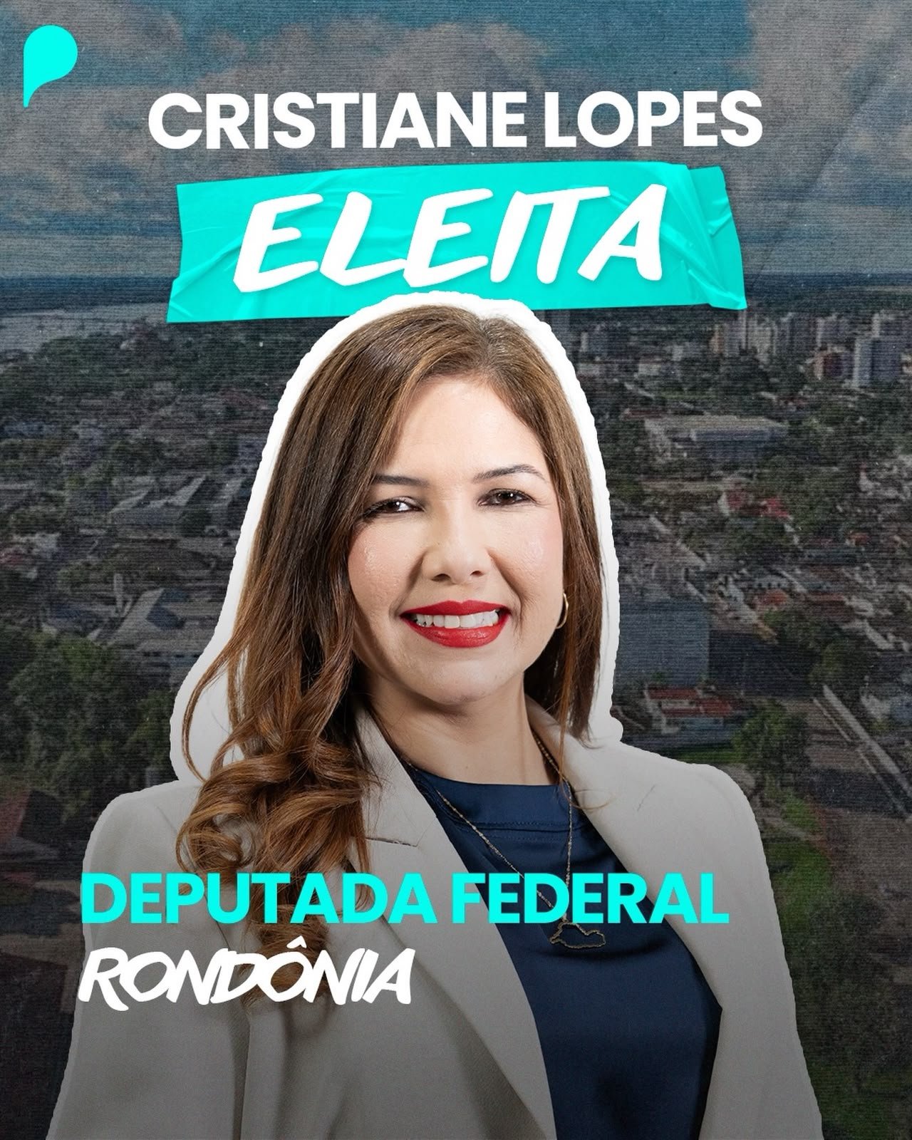 Cristiane Lopes é reeleita deputada federal por Rondônia com mais de 37 mil votos