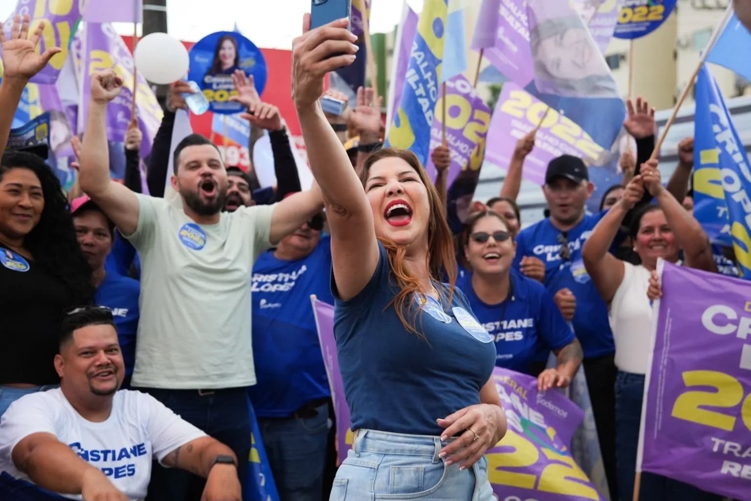Cristiane Lopes é a deputada federal mais votada do Podemos e garante reeleição