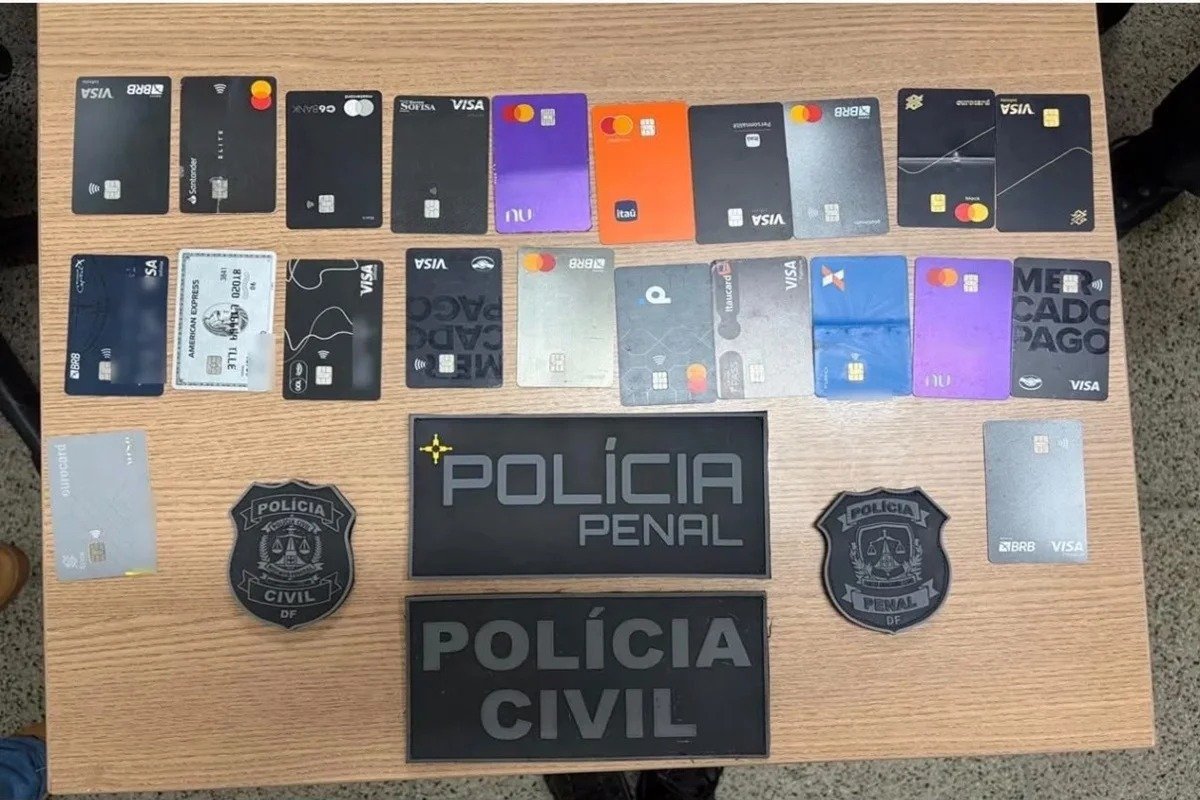 Funcionário da limpeza furtava cartões de policiais penais dentro da Papuda 1 Funcionário da limpeza furtava cartões de policiais penais dentro da Papuda