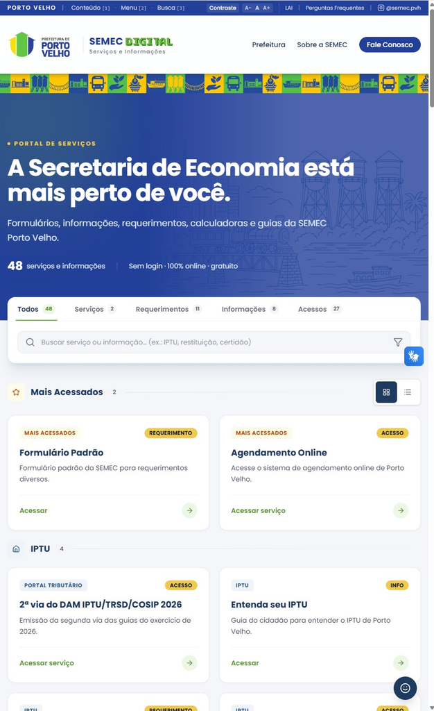 SEMEC Digital reúne serviços tributários em um único portal