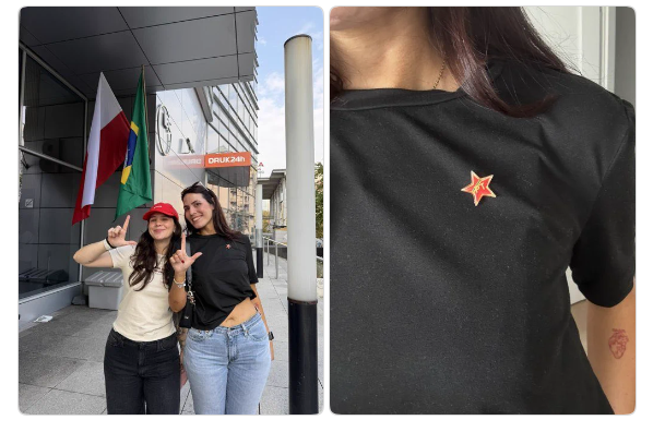 Brasileiras que fizeram o L na Polônia acionam Itamaraty após serem alvo de perseguição de deputado