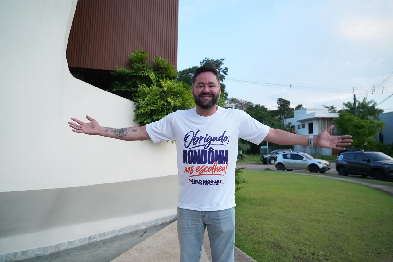 Paulo Moraes é eleito deputado estadual e pretende ampliar o trabalho desenvolvido no esporte, cultura e geração de emprego em Porto Velho 1 Paulo Moraes é eleito deputado estadual e pretende ampliar o trabalho desenvolvido no esporte, cultura e geração de emprego em Porto Velho